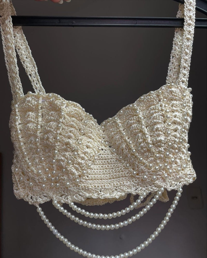 CROPPED SEREIA - CROCHÊ