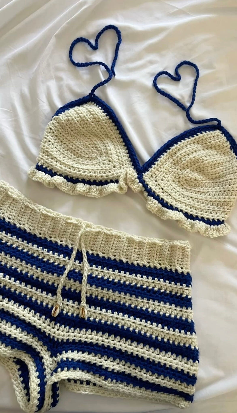 CONJUNTO MAR - CROCHE