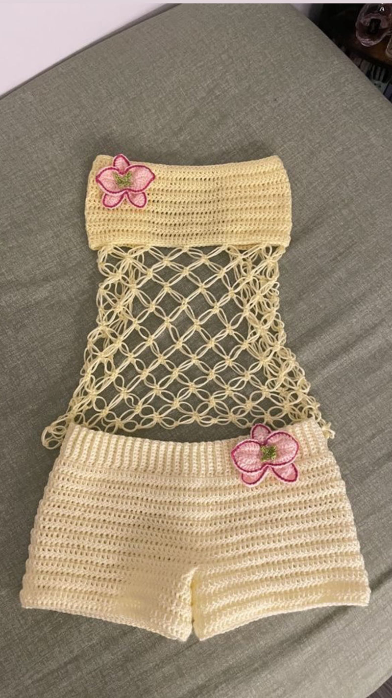 CONJUNTO LAILA - CROCHÊ