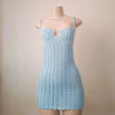 VESTIDO SEREIA CROCHÊ