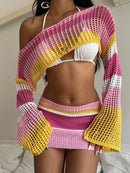 CONJUNTO KAI - CROCHÊ