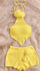 CONJUNTO ESTRELA - CROCHÊ