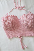 TOP SEREIA - CROCHÊ